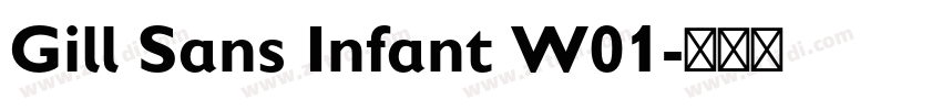 Gill Sans Infant W01字体转换
